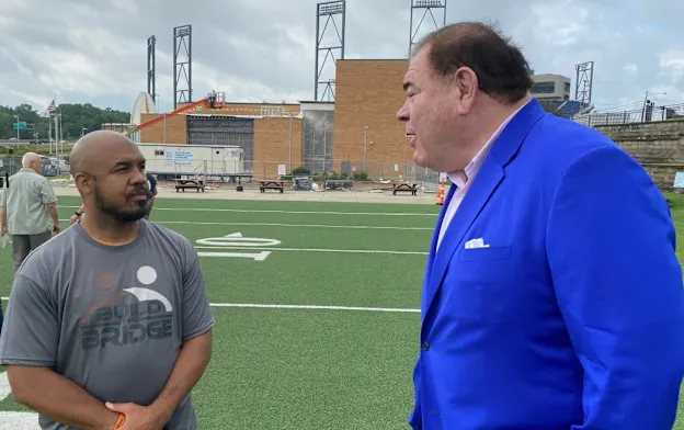 image: News 'Build the Bridge' program brings 60 Northeast Ohio players to HallBuildtheBridge2Web