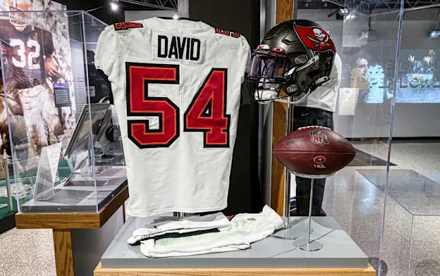 image: News Tom Brady Milestone Football Arrives at HOFTBBall1050Web