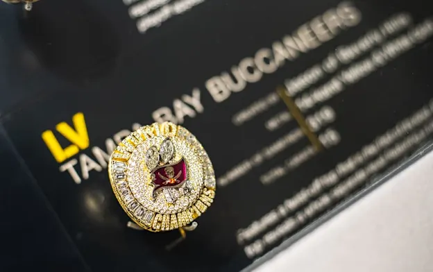image: News Hall of Fame Unveils Super Bowl LVI Vince Lombardi TrophySBLVRing1050