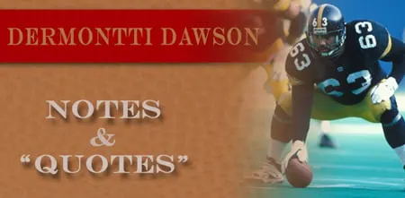 image: News Dermontti Dawson notes & quotes