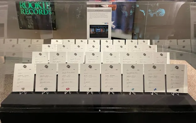 image: News 2021 NFL Draft Cards Arrive in CantonDraftCards1050Web