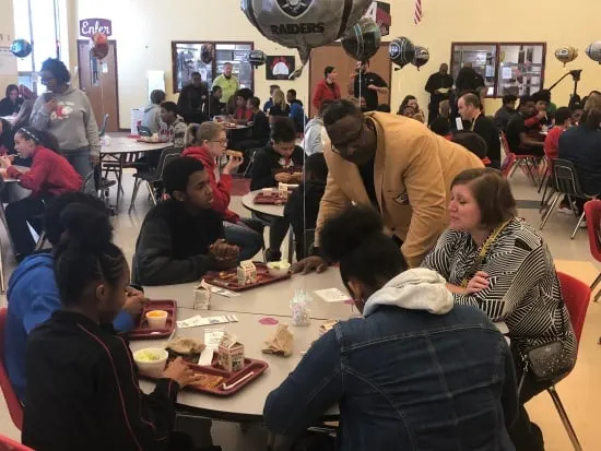 image: News Gold Jackets Join Students for No One Eats Alone DayTippett550