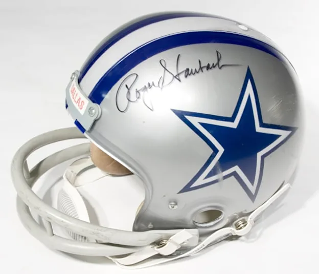 image: News Roger Staubach's helmet