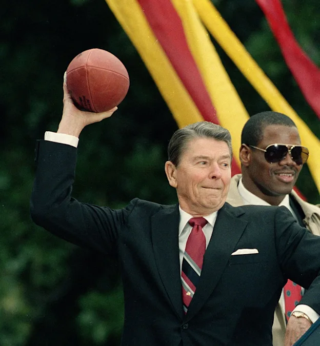 image: News FOOTBALL FAN IN CHIEF Rifle-Ron-Reagan-1000