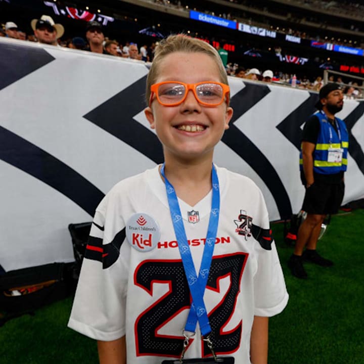 Colby, Texas Children's Kickoff Kid