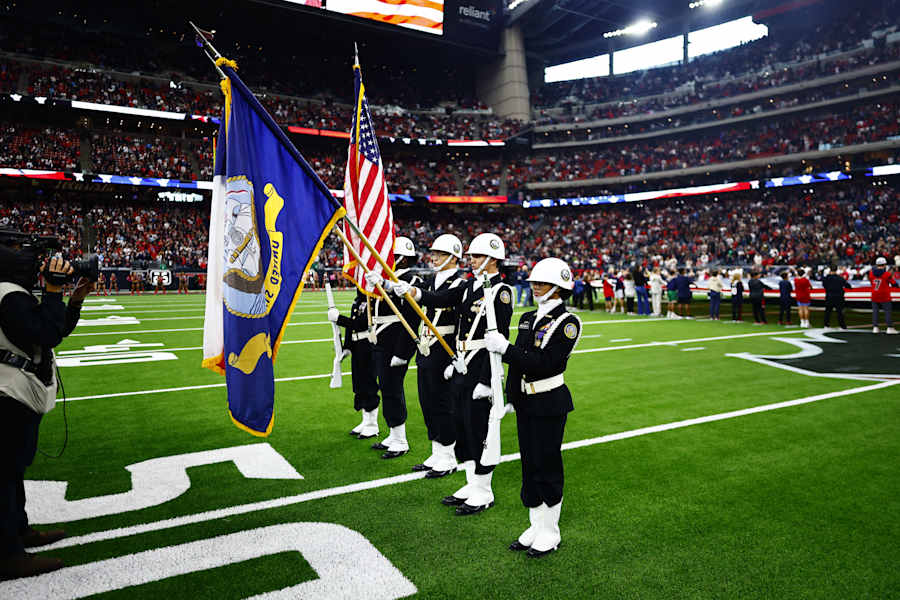 Color Guard ceremony